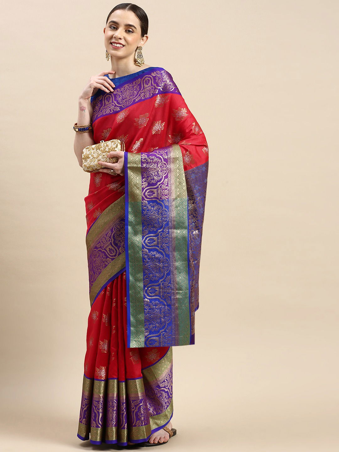 Kumkum 2 By Policona Silk Kanchipuram Saree Catalogue